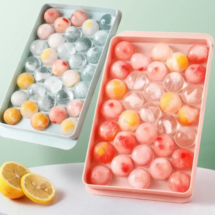 ラウンドアイスキューブトレイクリエイティブホッケーボールメー - Home Cooking Recipes のレビューと価格
