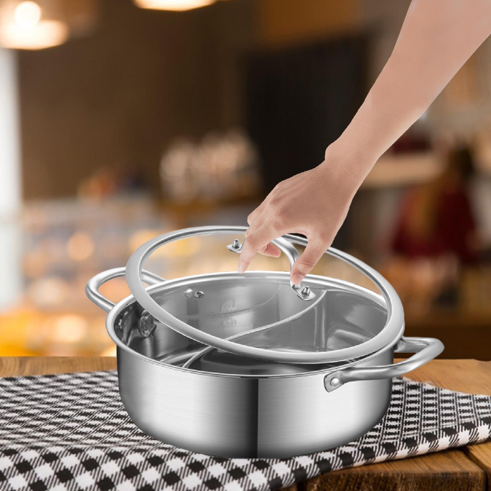 仕切り付きの鍋、ガス式、中華料理用、ステンレス製、家庭用・レ - Home Cooking Gas のレビューと価格