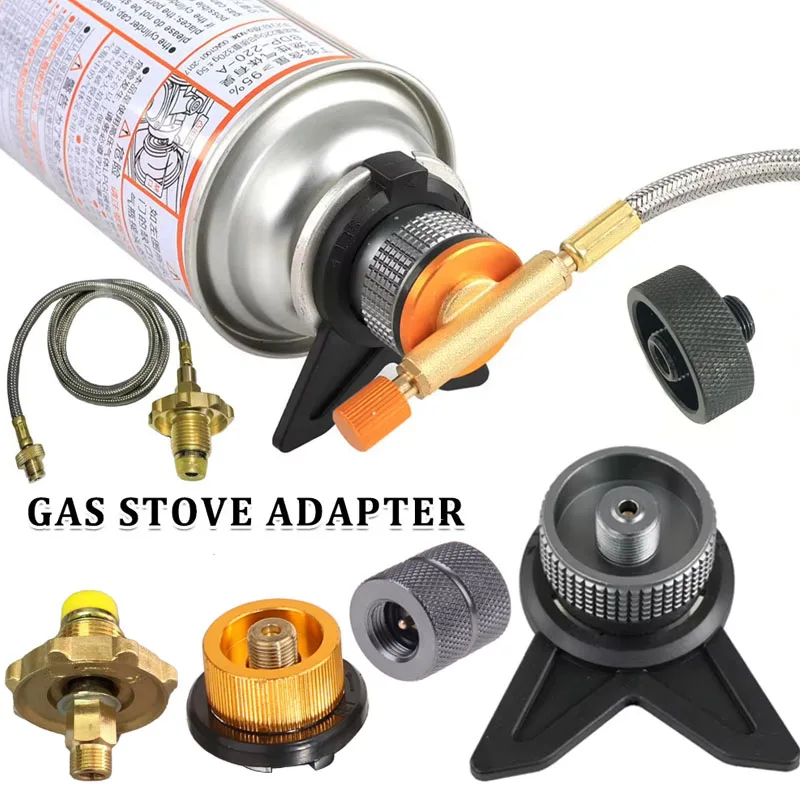ブタンキャニスターアダプター屋外キャンプガスストーブコンバー - Home Cooking Gas のレビューと価格