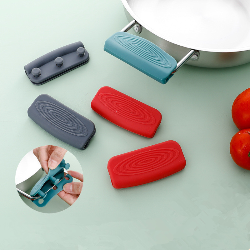 1組の断熱シリコン製鍋ハンドルカバー、耐熱性滑り止めグリップ - Home Cooking Cookbook のレビューと価格